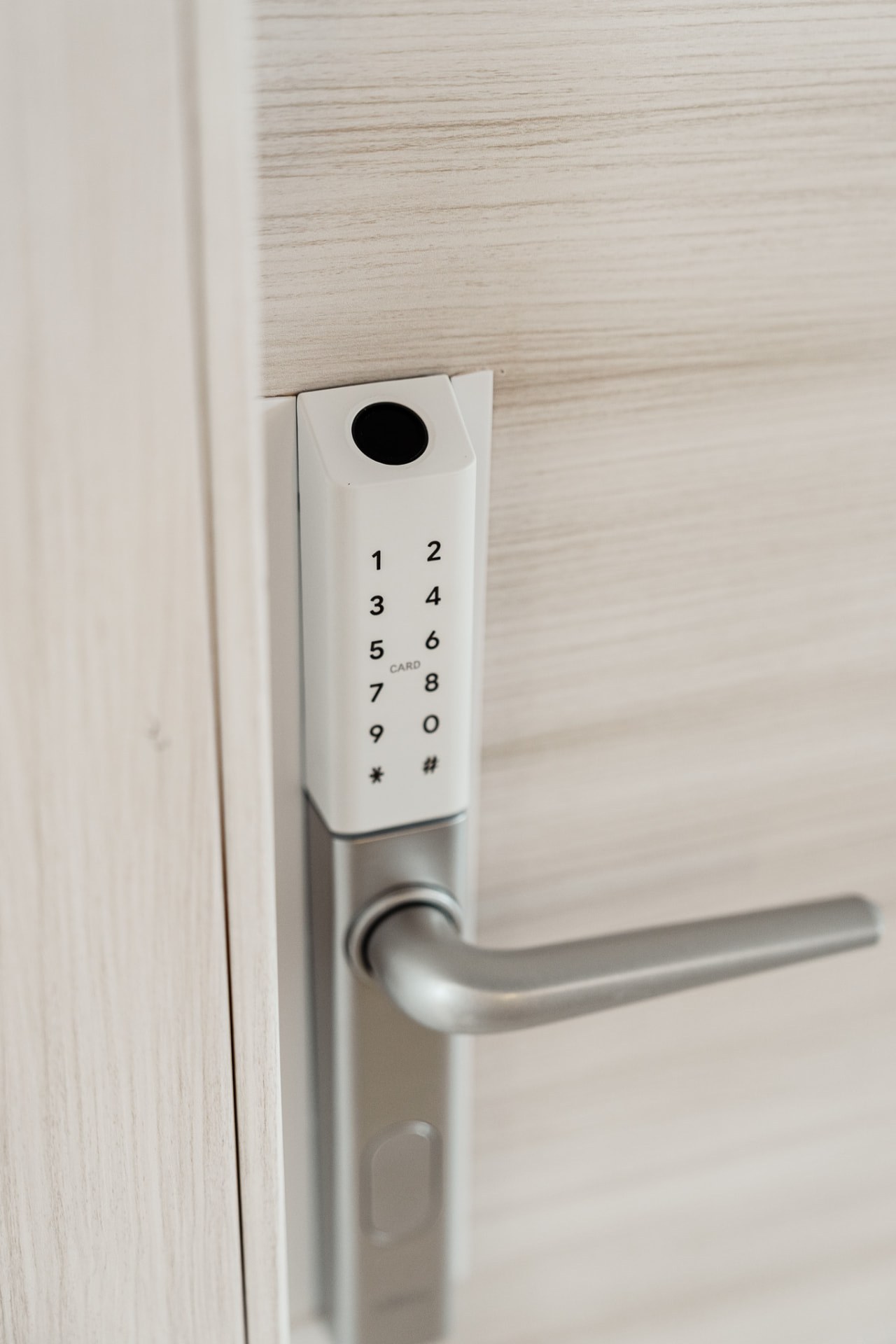 Maniglia smart con tastierino numerico per l'accesso indipendente